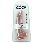 King Cock 9 Inch Cock with Balls in Flesh -  Sex Toys & Adult Toys | XtoySmart Canada